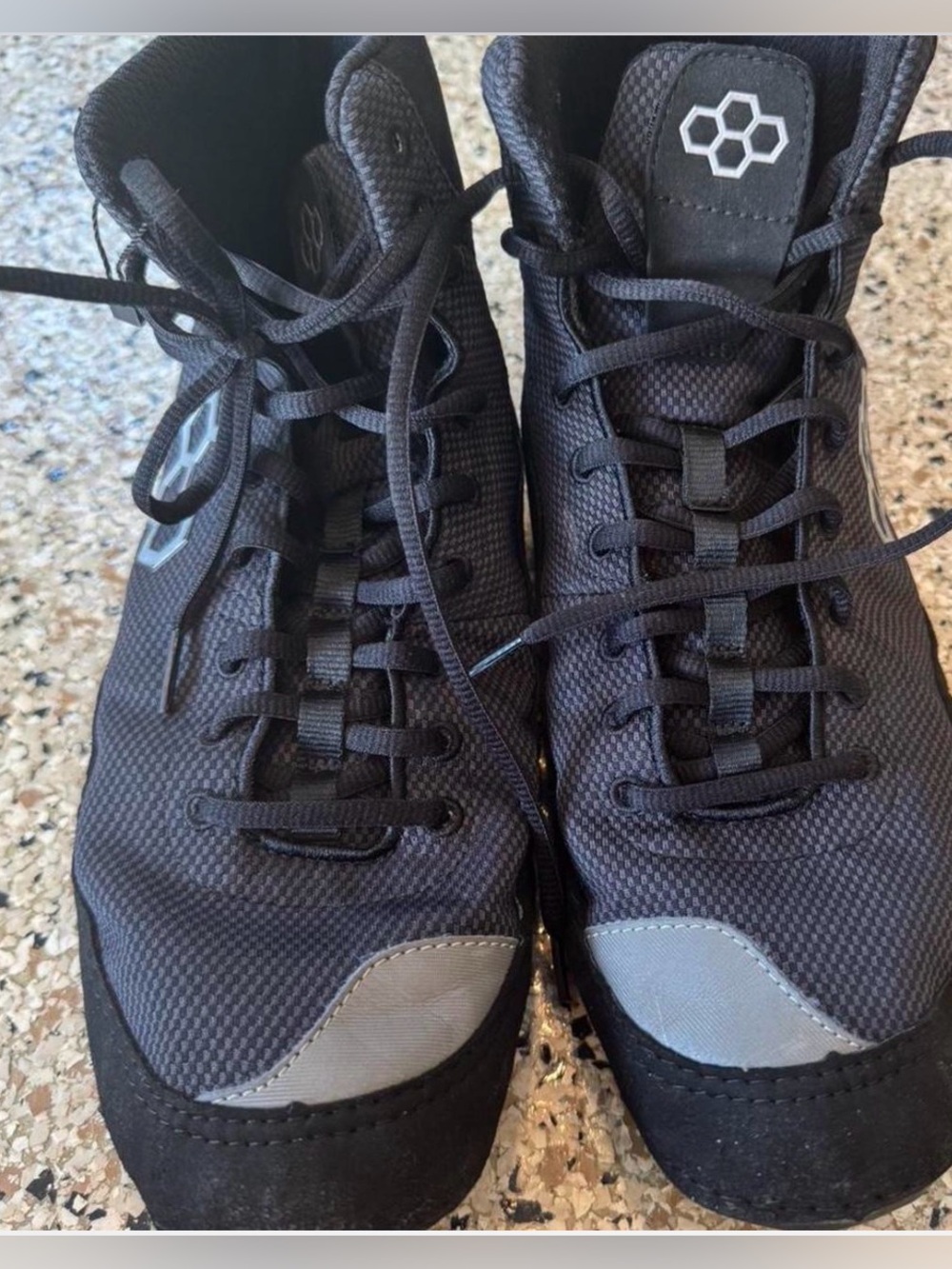 Rudis black and grey wrestling shoes  size 13 like new